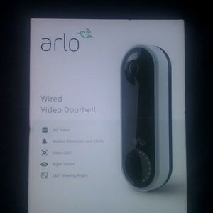 Well wired video doorbell